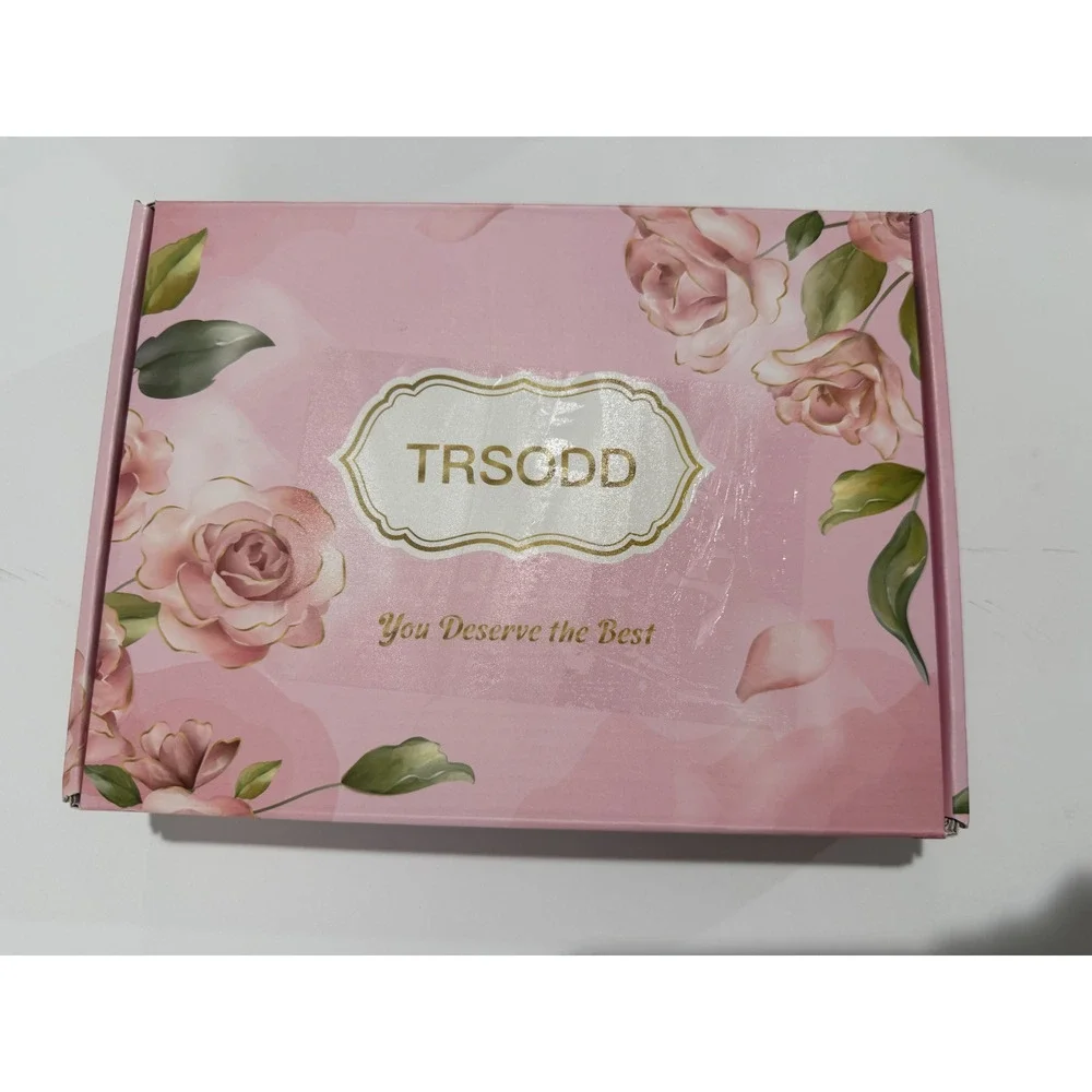 Floral Monogram “L” Tote & Toiletry Bag Gift‎ Box Set New TRSODD